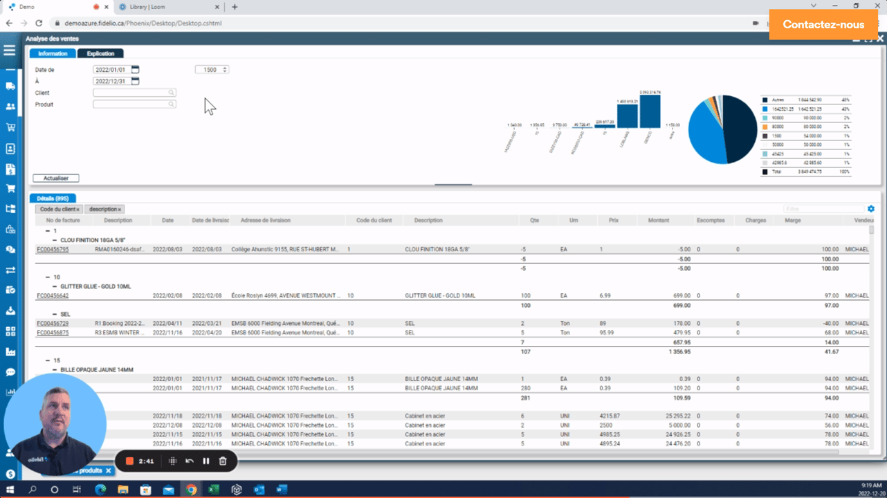 Analyse des profits par produit