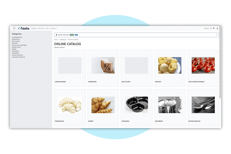 online food catalog