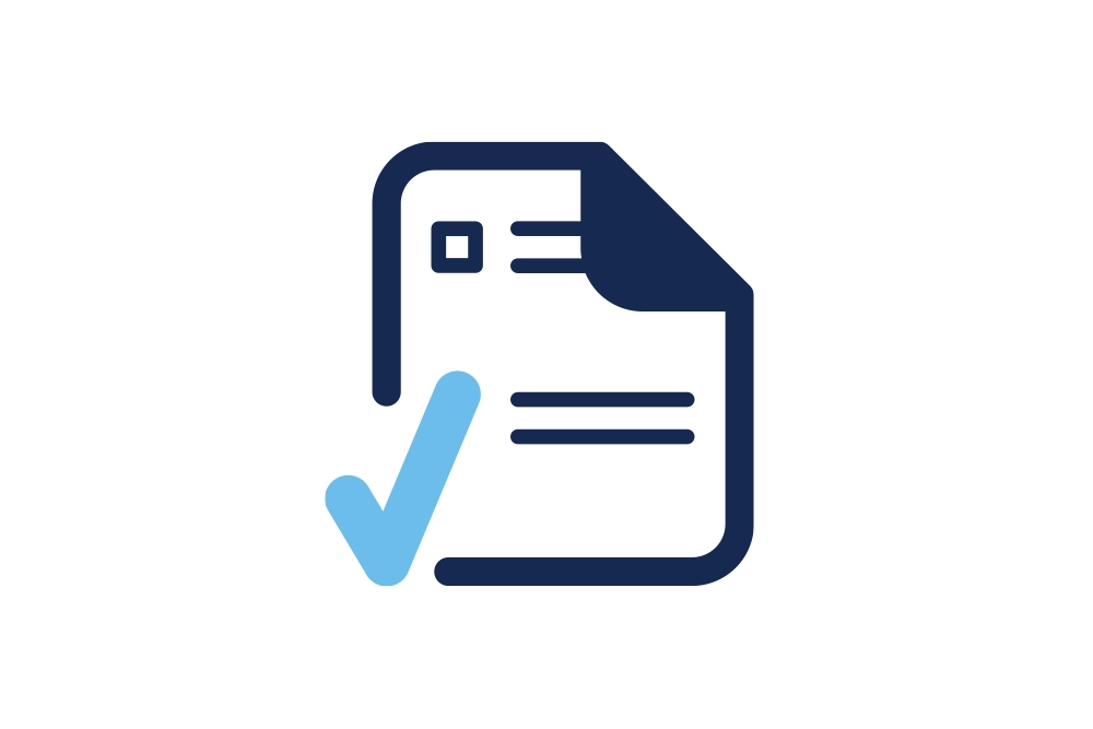 document with checkmark