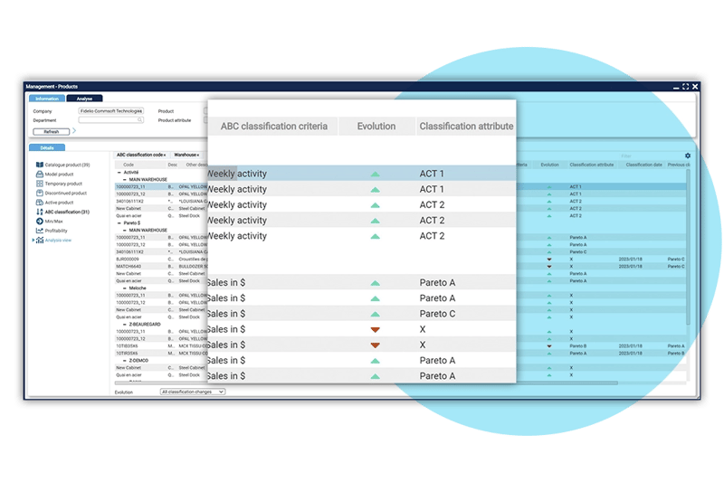 supply chain management interface