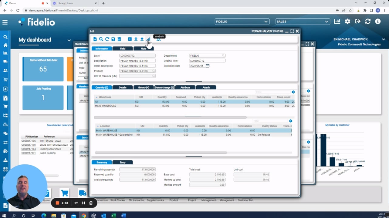 Traceability management