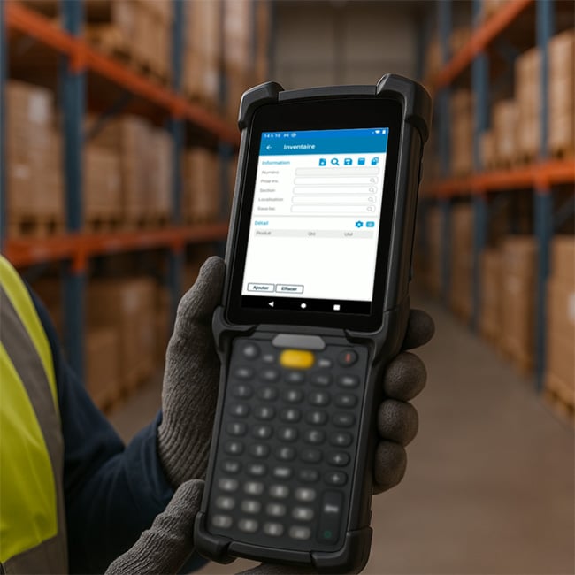 WMS mobile device warehouse